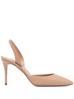 Aquazzura: Прозрачные туфли  So Nude 85