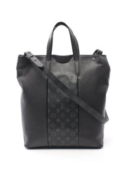 Louis Vuitton Pre-Owned: Чёрная сумка-шоппер 