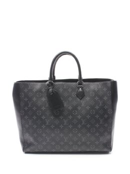 Louis Vuitton Pre-Owned: Чёрная сумка-шоппер 