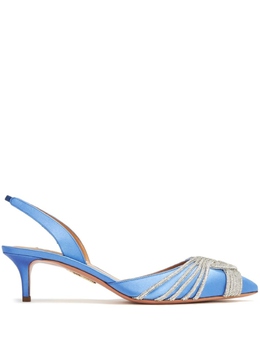 Aquazzura: Синие туфли 