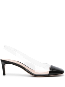 Gianvito Rossi: Чёрные туфли  Plexi