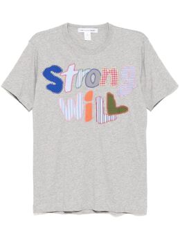 Comme Des Garçons Shirt: Прямая футболка 