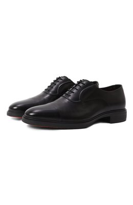 Santoni: Чёрные туфли 