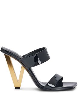 Versace: Чёрные сандалии 