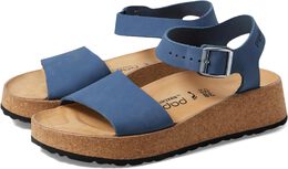 Birkenstock: Голубые сандалии 