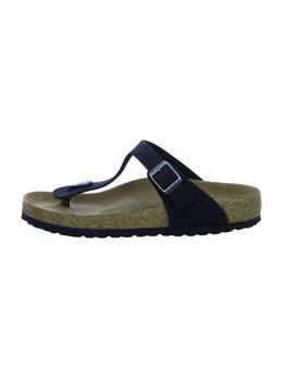 Birkenstock: Чёрные шлёпанцы 