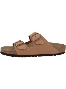 Birkenstock: Светлые сандалии  Arizona Birko Flor