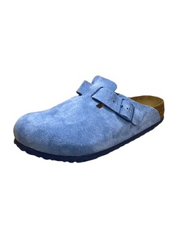 Birkenstock: Синие сабо 