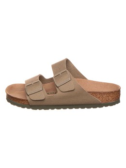 Birkenstock: Сабо  Arizona цвета хаки