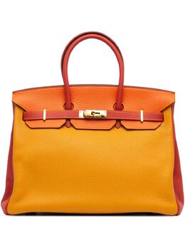 Hermès Pre-Owned: Оранжевая сумка 