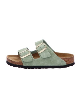 Birkenstock: Зелёные сабо 