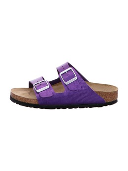 Birkenstock: Фиолетовые сабо 