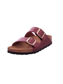 Birkenstock: Красные сабо 