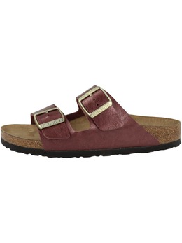 Birkenstock: Красные сандалии  Arizona Birko Flor