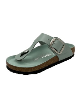 Birkenstock: Зелёные шлёпанцы 