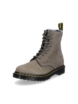 Dr. Martens: Серые ботинки  1460