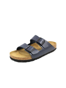 Birkenstock: Синие сабо 