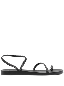 Ancient Greek Sandals: Чёрные сандалии  Eleftheria