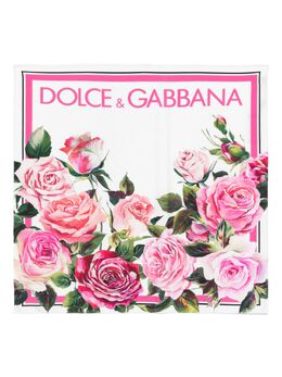 Dolce & Gabbana: Шарф с растительным принтом 