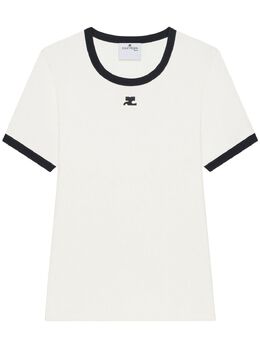 Courrèges: Белая футболка 