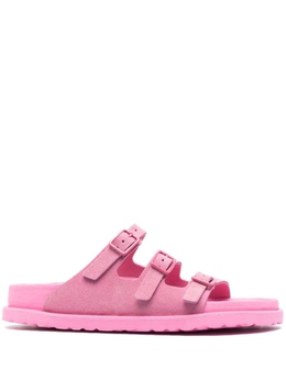 Birkenstock: Розовые шлёпанцы 