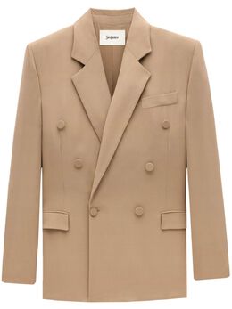 Saint Laurent: Шёлковый жакет 