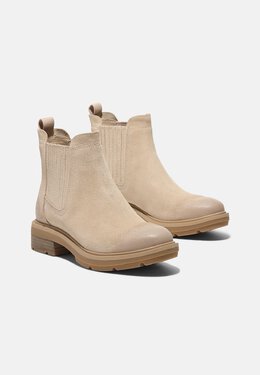 Timberland: Бежевые ботинки 