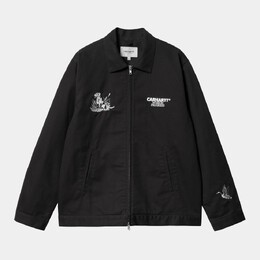 CARHARTT WIP: Чёрная куртка 