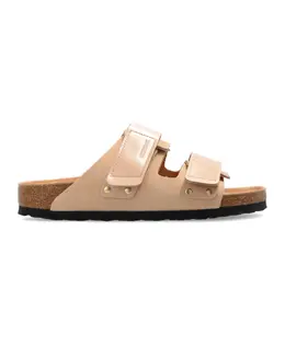 Birkenstock: Розовые сандалии 