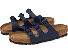 Birkenstock: Синие сандалии  Birko Flor