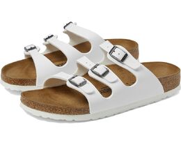 Birkenstock: Белые сандалии  Birko Flor