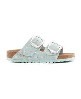 Birkenstock: Зелёные босоножки 