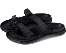 Birkenstock: Чёрные сандалии  Birko Flor