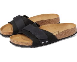 Birkenstock: Чёрные сандалии 