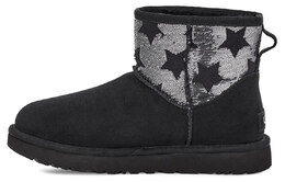 UGG: Чёрные ботинки  Classic Mini