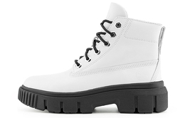 Timberland: Белые ботинки 