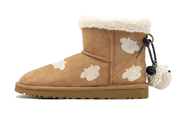 UGG: Бежевые ботинки  Classic Mini