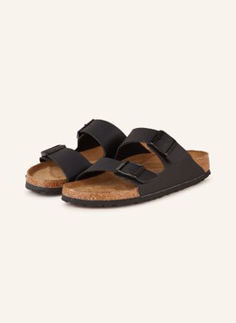 Birkenstock: Чёрные сабо 