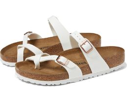 Birkenstock: Белые сандалии  Birko Flor