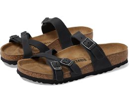 Birkenstock: Чёрные сандалии 