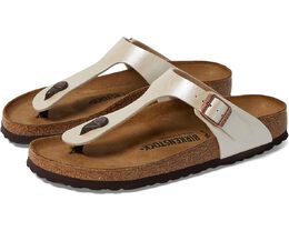 Birkenstock: Белые сандалии  Gizeh Birko Flor