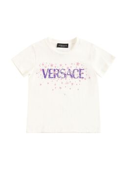 VERSACE: Хлопковая футболка 