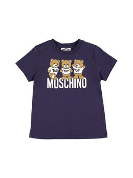 MOSCHINO: Хлопковая футболка 