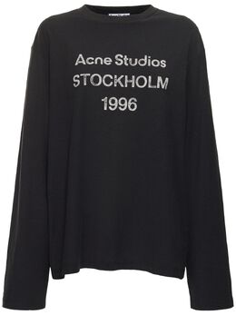 ACNE STUDIOS: Хлопковая футболка  1996