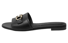 Ferragamo: Чёрные шлёпанцы 