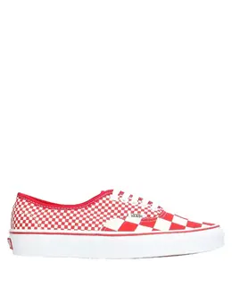 Vans: Красные кроссовки 