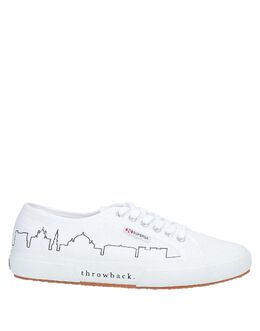 Superga: Белые кроссовки 