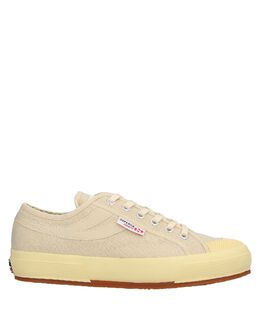 Superga: Бежевые кроссовки 