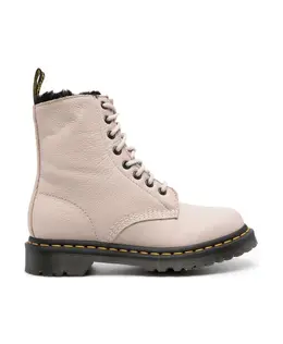 Dr. Martens: Бежевые ботинки 