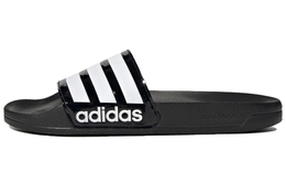 Adidas: Чёрные шлёпанцы  Adilette